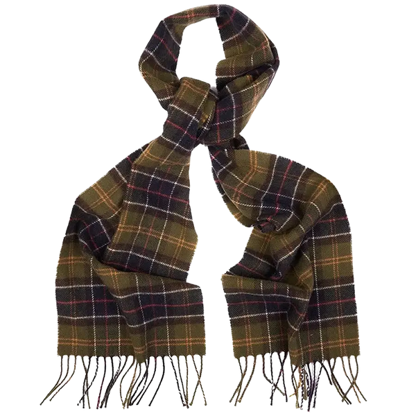 Barbour Tartan Lambswool Scarf for Men in Classic