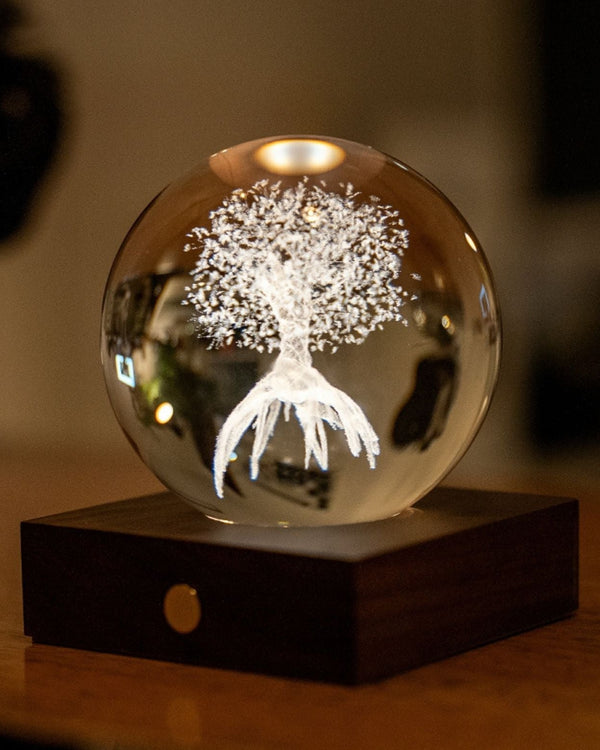 Gingko Amber Crystal Light