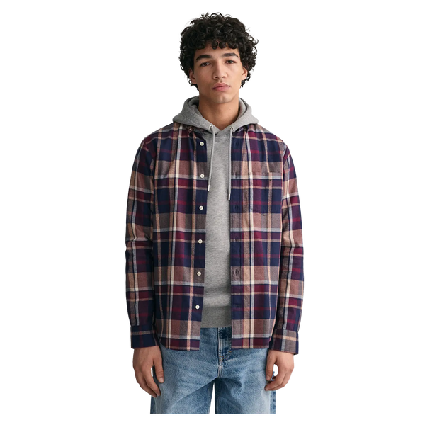 GANT Long Sleeve Jaspe Checked Shirt