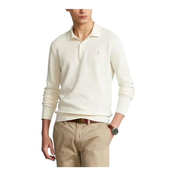 Polo Ralph Lauren Long Sleeve Knitted Polo for Men
