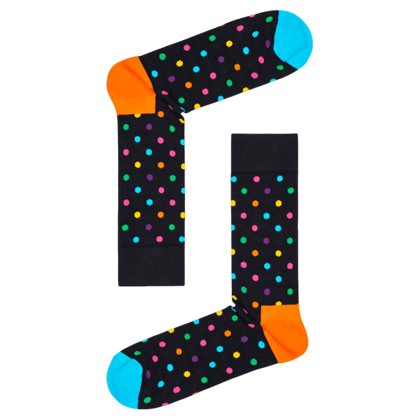 Happy Socks 4-Pack Black Week Big Dot Gift Set Sock