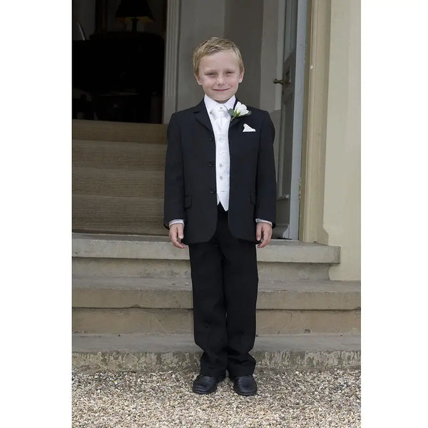 Epsom Black Day Suit for Boys