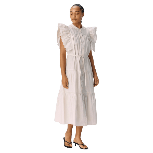 Object Hope Chinnare Short Sleeve Long Dress