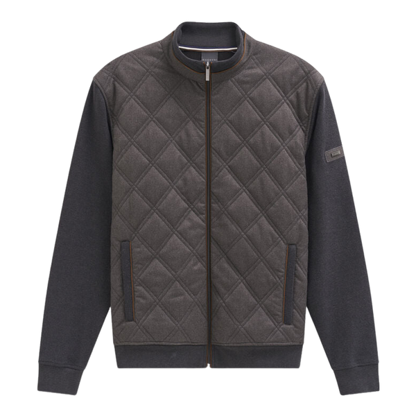 Bugatti Diamond Front Zip Cardigan