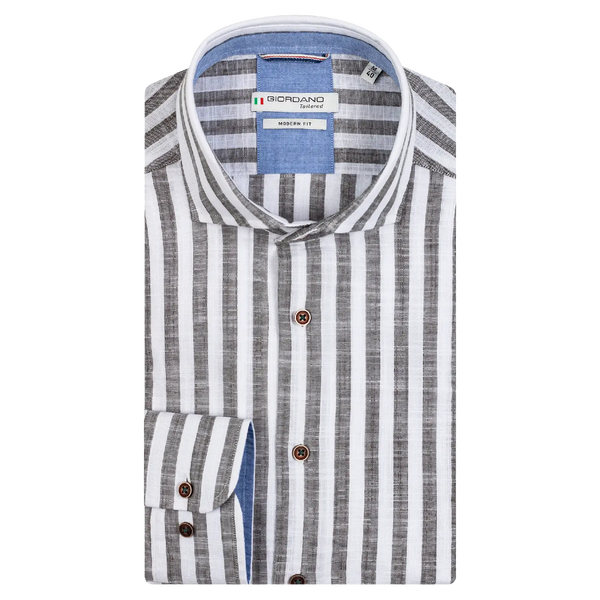 Giordano Slub Stripe Shirt for Men