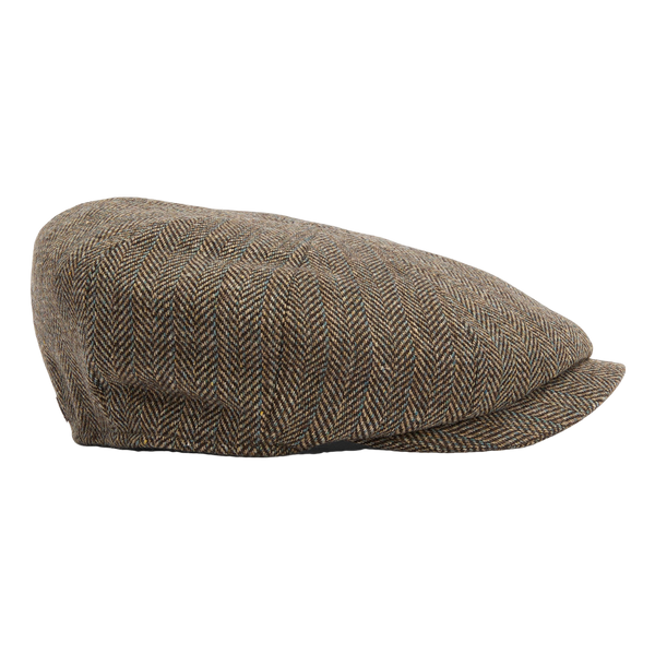 Barbour Fyne Tweed Baker Boy Cap