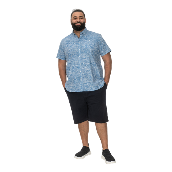 Duke Torquay Wave Print Short Sleeve Shirt