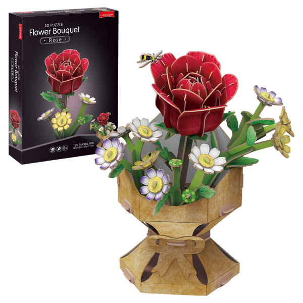 University Games Flower Bouquet - 3d Puzzle