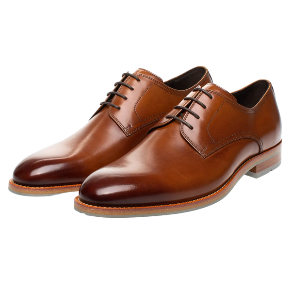 John White Lyon Plain Derby Shoes for Men