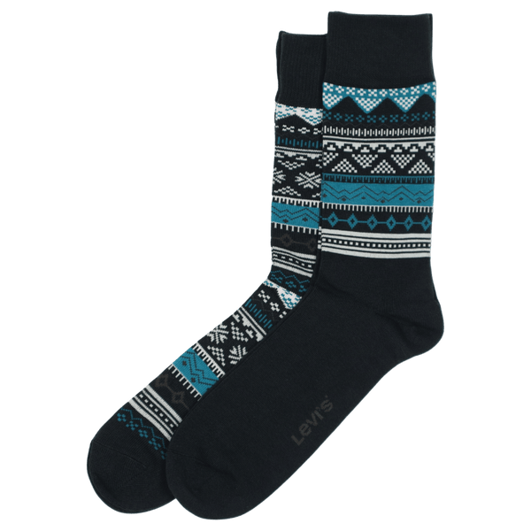 Levi's Regular Cut Fairisle Boot Socks for Men
