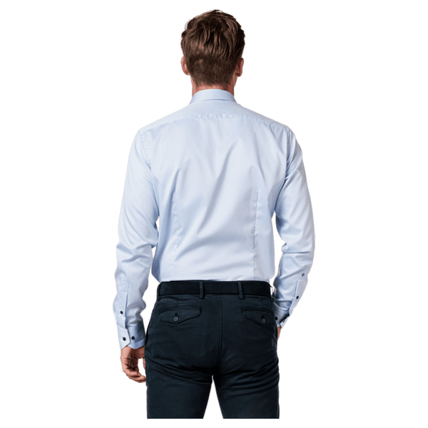 Giordano Superfine Twill Long Sleeve Shirt With Trim