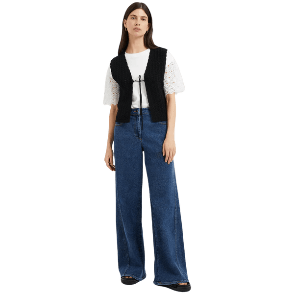 Great Plains Summer Stitch Tie Up Top