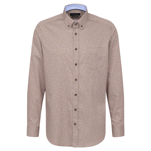 Bugatti Neat Print Long Sleeve Shirt