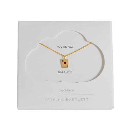 Estella Bartlett Ace Of Hearts Necklace
