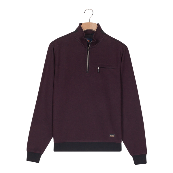 Baileys Textured Quarter Zip Sweatshirt
