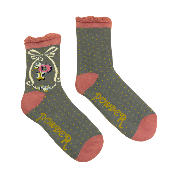 Powder A-Z Ankle Socks for Women