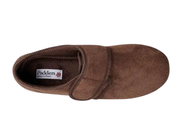 Padders Charles Slippers for Men in Brown