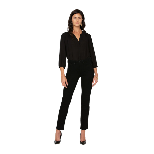 NYDJ Sheri Slim Leg Jeans for Women in Black
