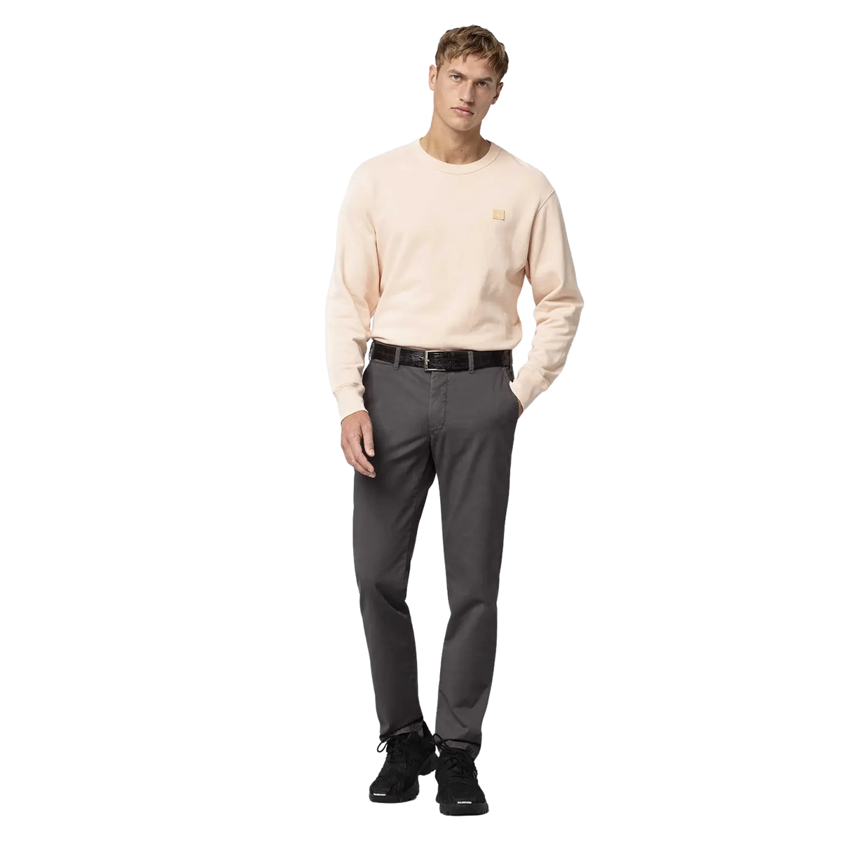 Meyer M|5 Chino In Grey For Men | Coes