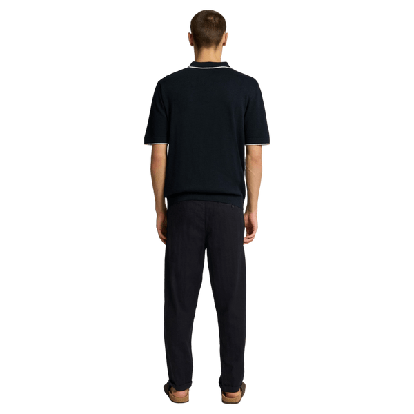 Selected Mattis Short Sleeve Knit Sun Polo