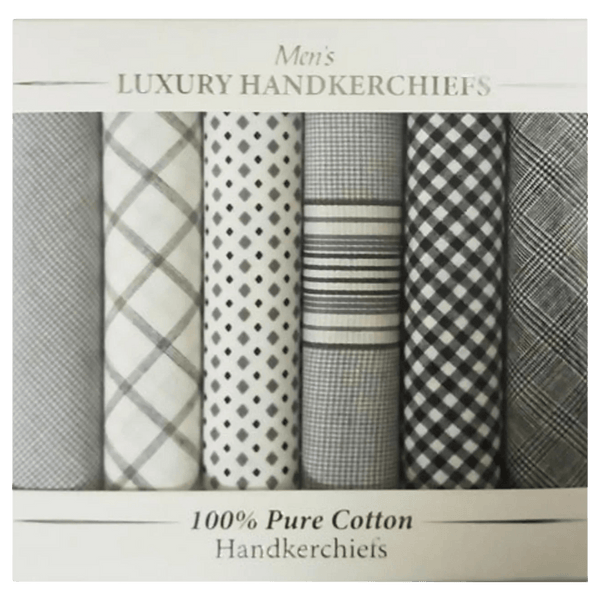 Le Chateau 6 Boxed Handkerchiefs