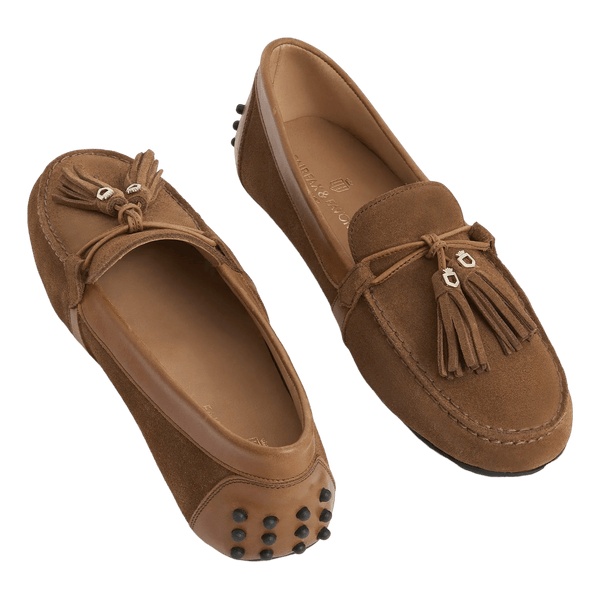 Fairfax & Favor Ladies Rutland Driver Suede Shoe