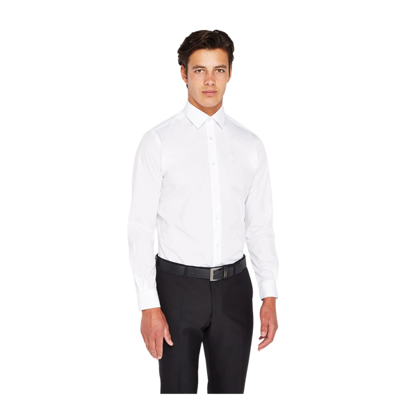 Remus Uomo Tapered Fit Single Cuff Shirt