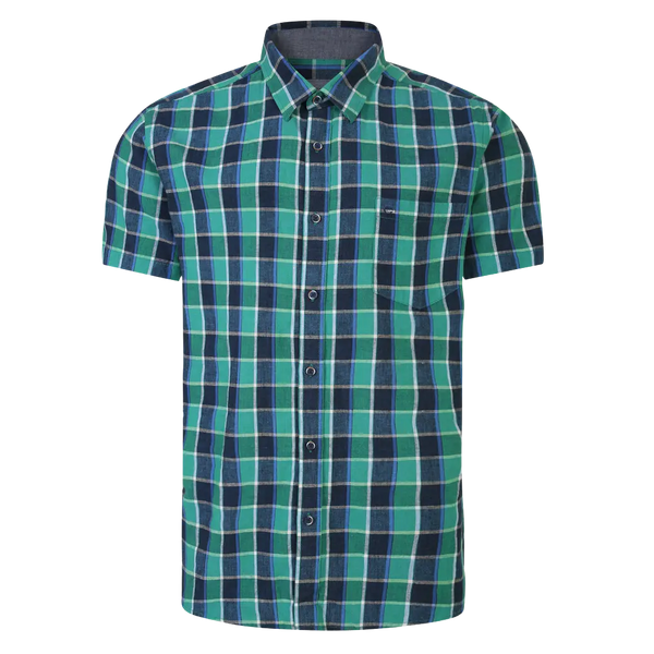 Peter Gribby Short Sleeve Check Shirt for Men