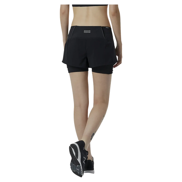 New Balance Impact Run 2 In 1 Short for Women