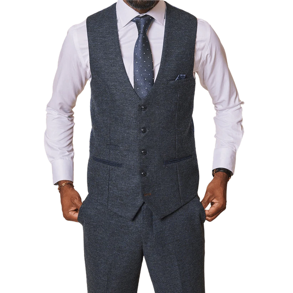 Marc Darcy Marlow Tweed Waistcoat for Men