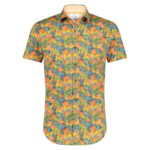 A Fish Named Fred Short Sleeve Fruit Shirt