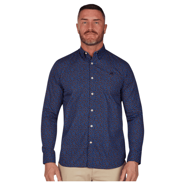 Raging Bull Ditsy Floral Print Long Sleeve Shirt