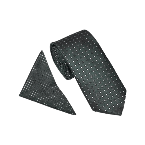 William Turner Occasion Pin Spot Tie and Pocket Square Set