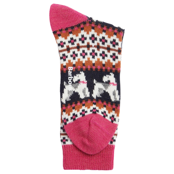 Barbour Terrier Fairisle Socks for Women