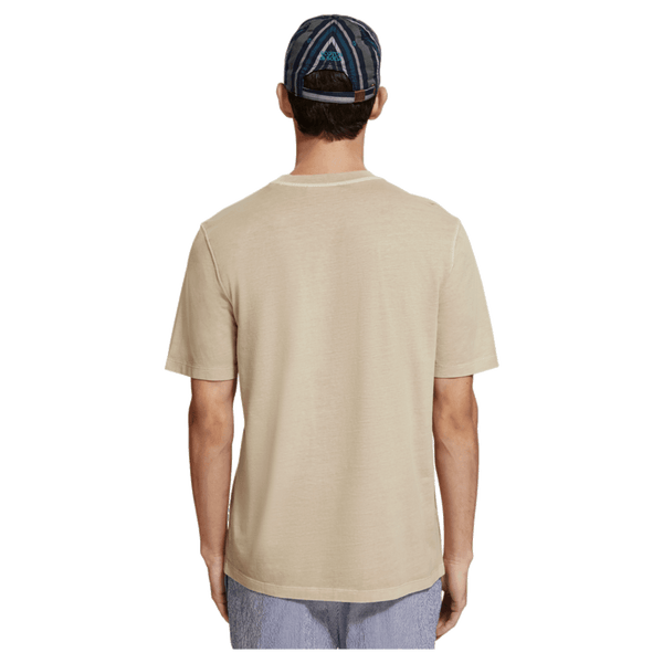 Scotch & Soda Garment Dyed Crew Neck T-Shirt for Men