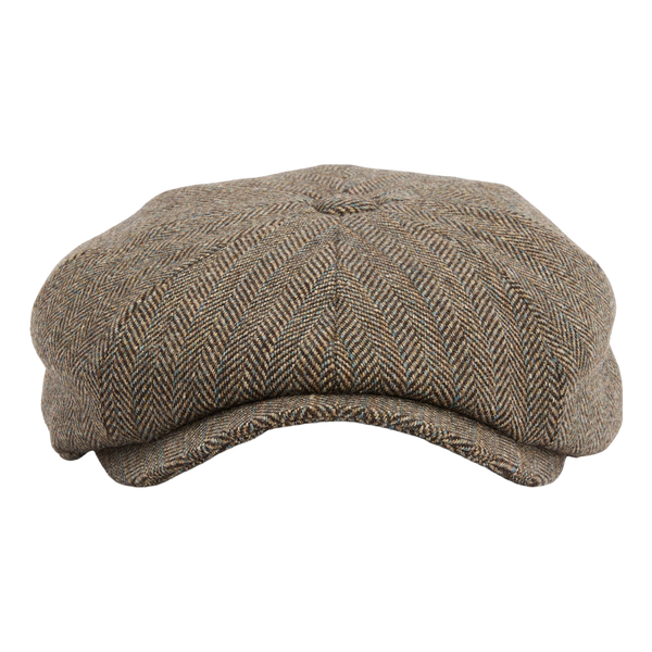 Barbour Fyne Tweed Baker Boy Cap