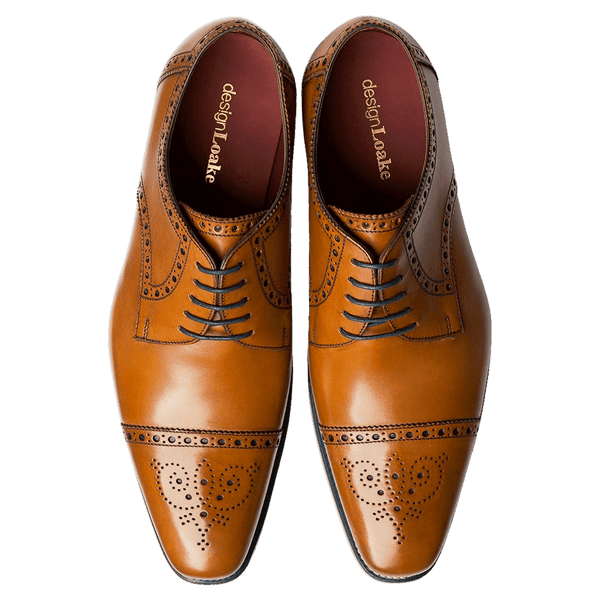 Loake Foley Semi-Brogue Derby Shoes