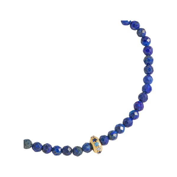 Estella Bartlett Lapis Lazuli Cz Disc Amelia Bracelet