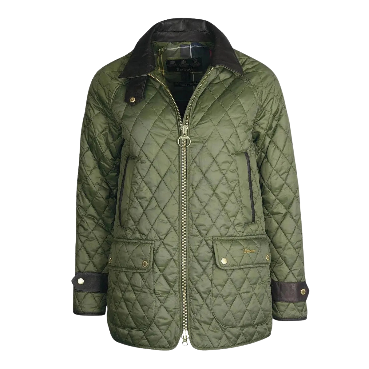 Barbour green 2025 quilted jacket