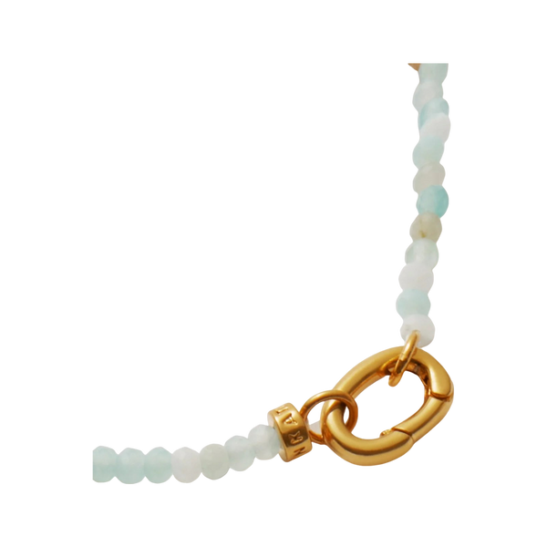 Katie Loxton Amazonite Waterproof Gold Necklace