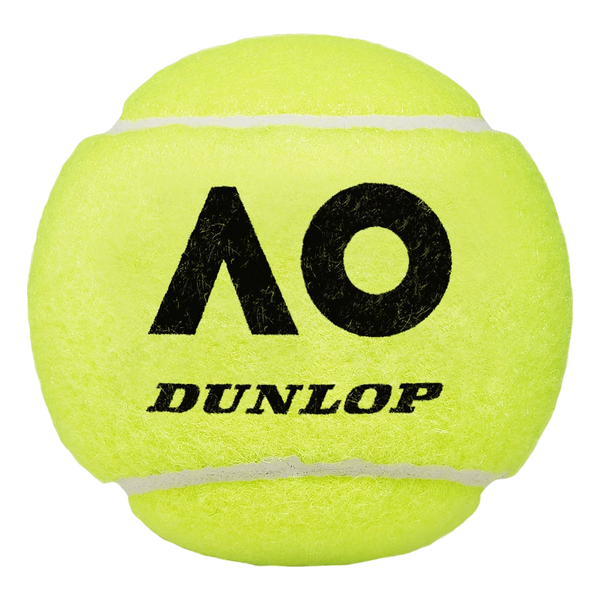 Dunlop Australian Open Tube of 4 Tennis Balls