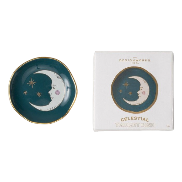 Designworks Ink Celestial Ceramic Trinket Dish