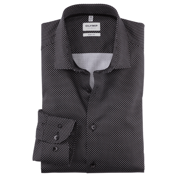 Olymp Level 5 Neat Print Long Sleeve Shirt