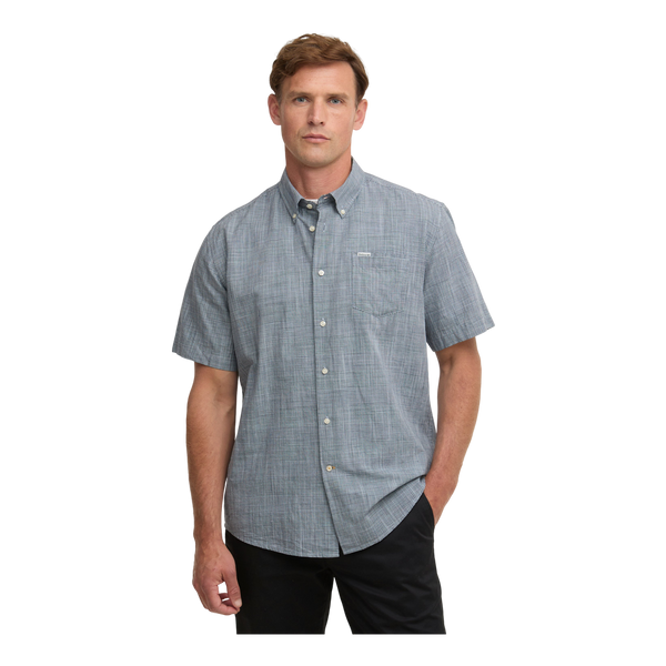 Barbour Fleming Linen Blend Regular Short Sleeve Shirt