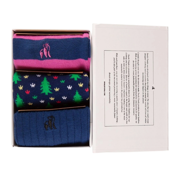 Swole Panda Bamboo Tree Socks 3 Pack