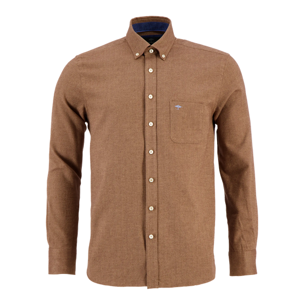 Fynch-Hatton Herringbone Long Sleeve Shirt for Men