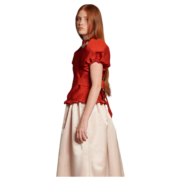 Sister Jane Narrative Jacquard Top