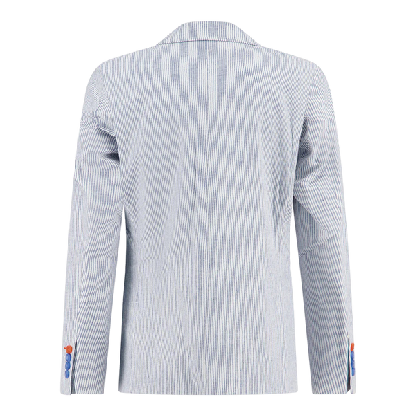 A Fish Named Fred Seersucker Stripe Blazer