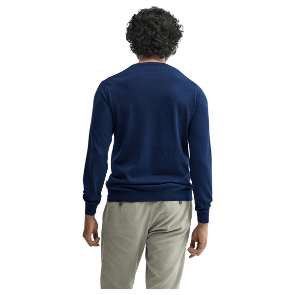 Oliver Sweeney Camber Merino Crew Neck Jumper for Men