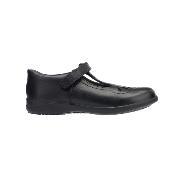 Poppy School Shoes for Girls in Black